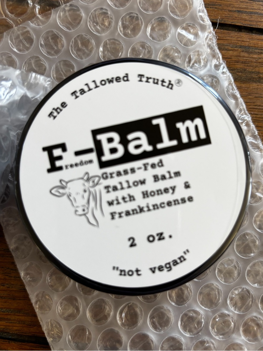 THE TALLOWED TRUTH Bundle of TWO Sealed 2oz Containers of "F-Balm"  Beef Tallow - Picture 3 of 4
